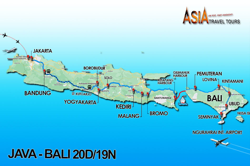 Asia Travel Tours - 20 dagen Java - Bali